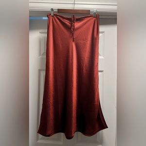 NWT Madewell midi slip skirt